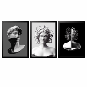 KIT 03 Quadros Arte 20X30