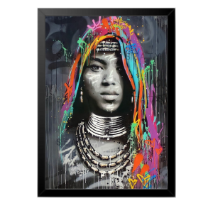 Quadro Princesa Africana 20x30