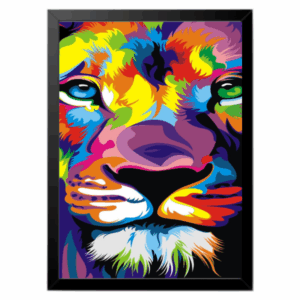 Quadro Leões 20X30